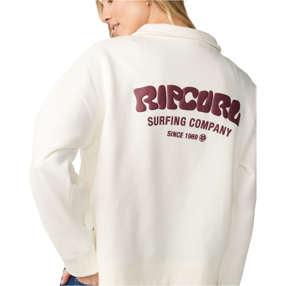 Rip Curl sudadera mujer SURF PUFF 1/4 ZIP 03