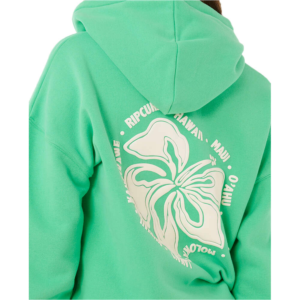 Rip Curl sudadera mujer SURF PUFF HERITAGE HOOD P/P vista detalle