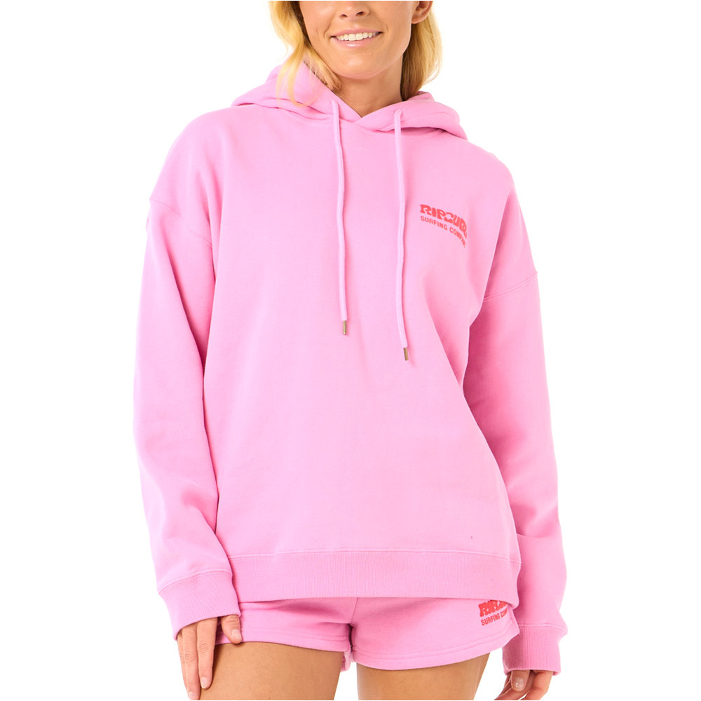 Rip Curl sudadera mujer SURF PUFF HERITAGE HOOD vista frontal