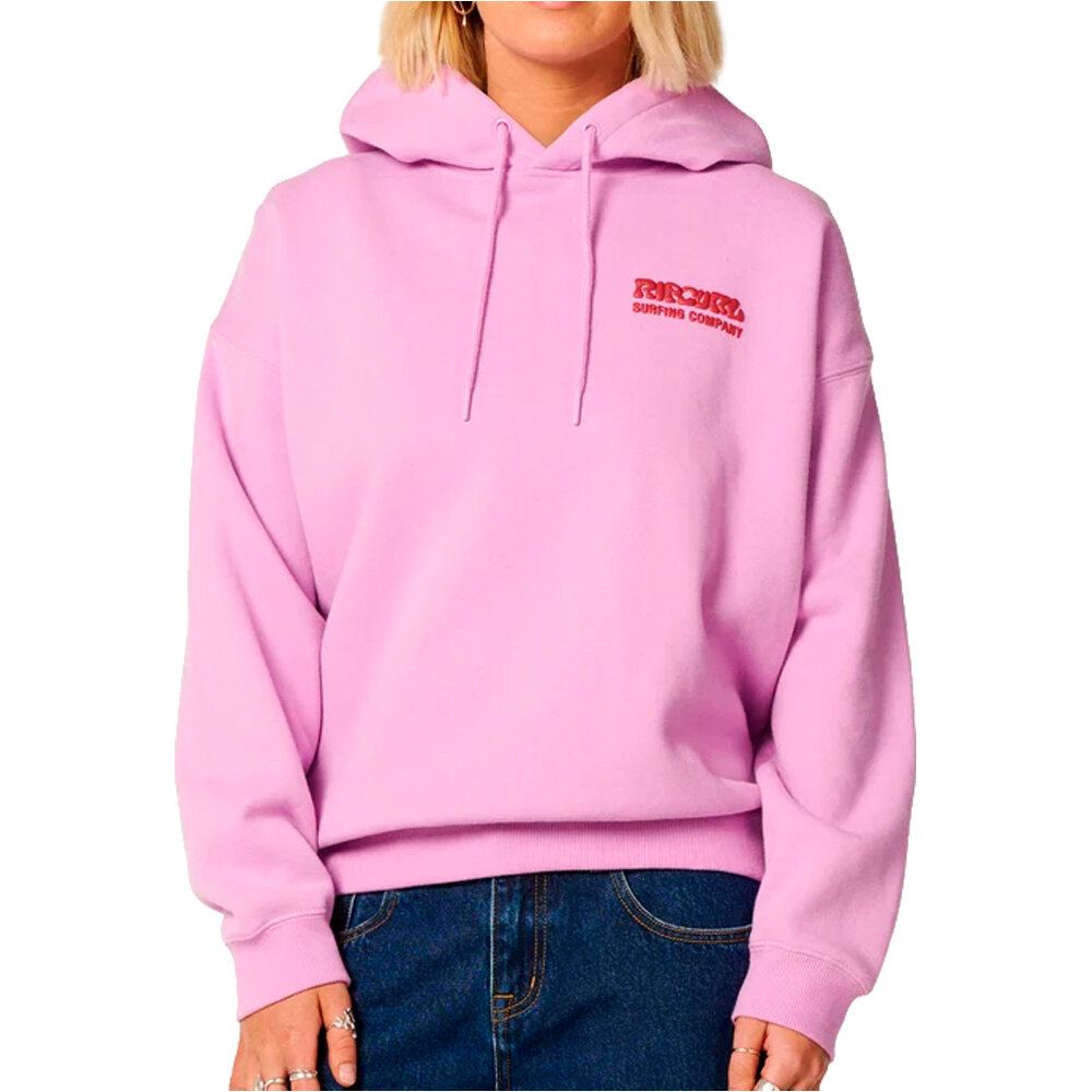 Rip Curl sudadera mujer SURF PUFF HERITAGE HOOD vista frontal
