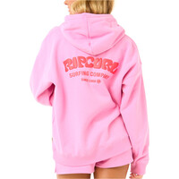 Rip Curl sudadera mujer SURF PUFF HERITAGE HOOD vista trasera