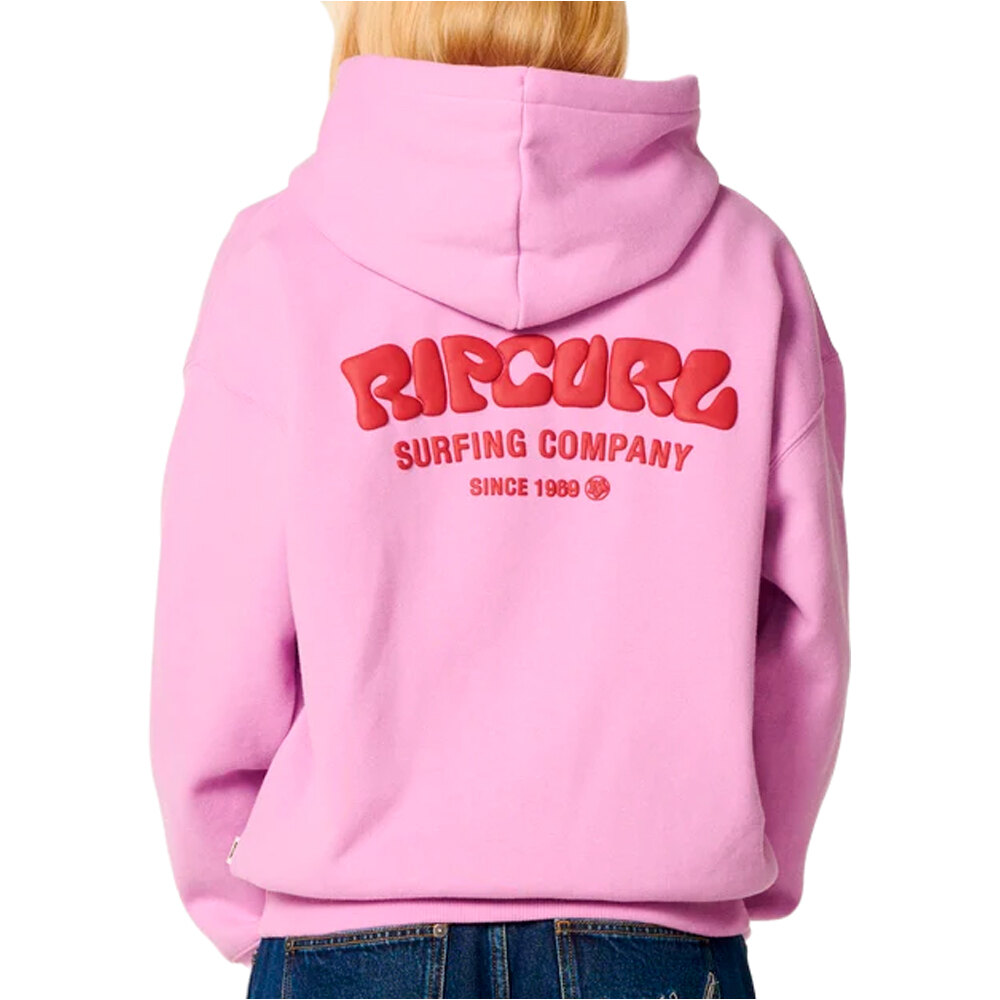 Rip Curl sudadera mujer SURF PUFF HERITAGE HOOD vista trasera