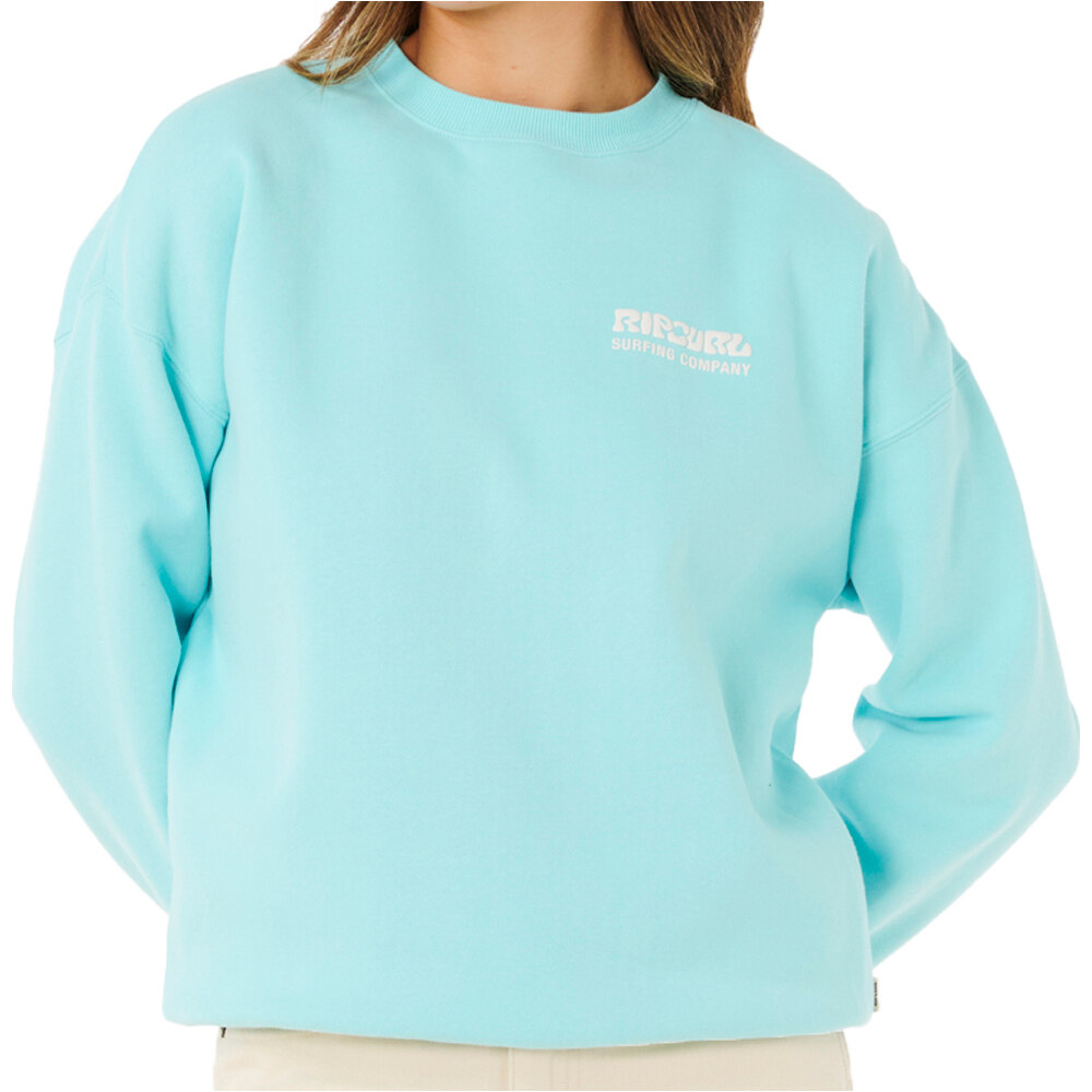 Rip Curl sudadera mujer SURF PUFF INSPIRED CREW vista frontal