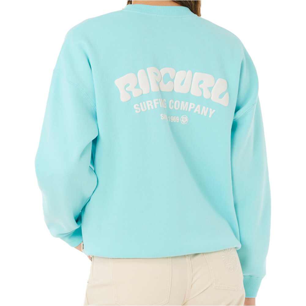 Rip Curl sudadera mujer SURF PUFF INSPIRED CREW vista trasera