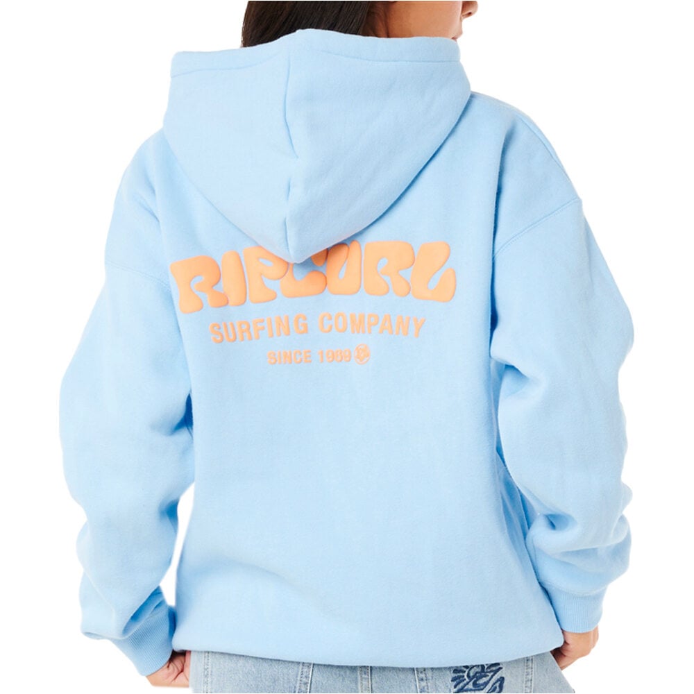 Rip Curl sudadera mujer SURF PUFF RELAXED HOOD vista trasera