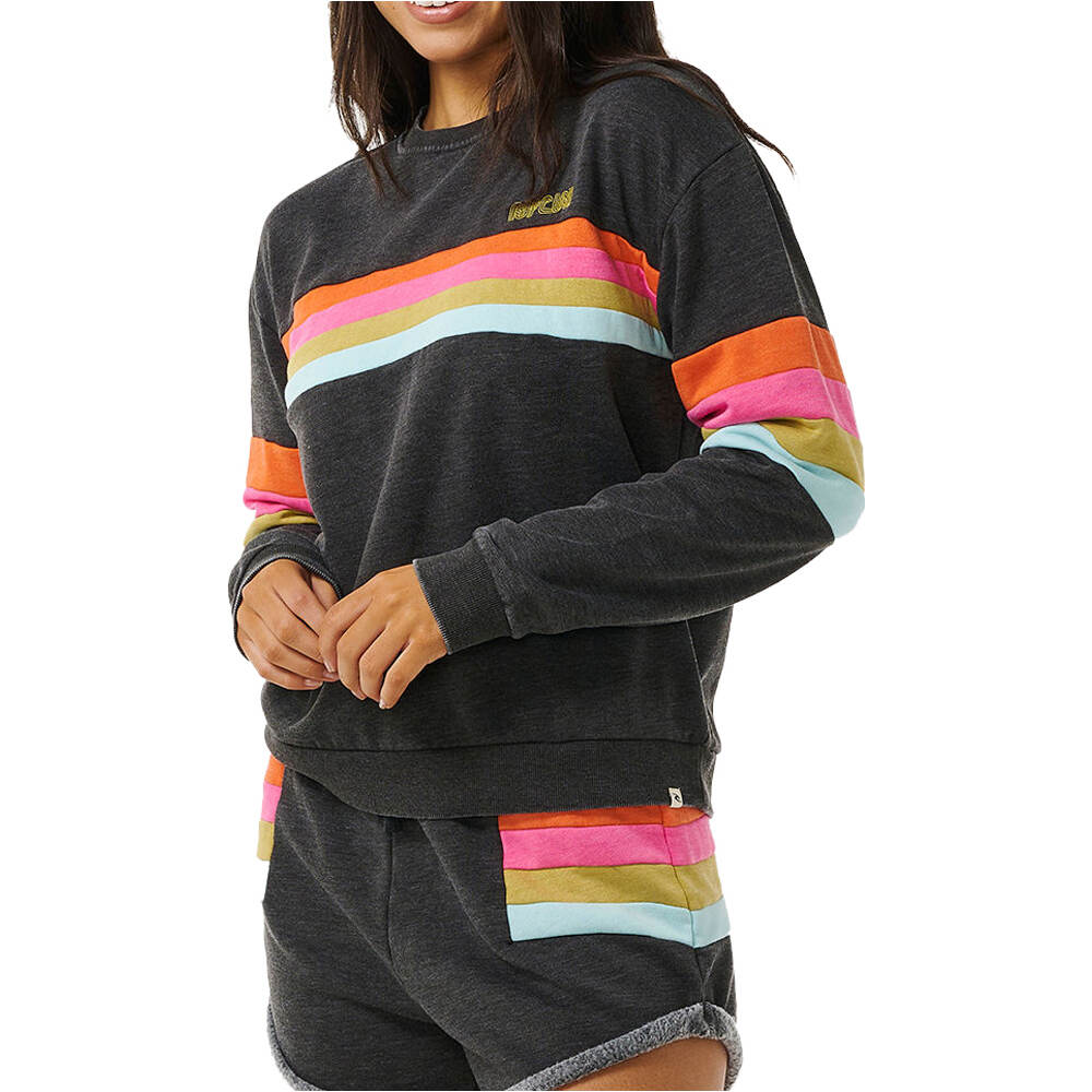 Rip Curl sudadera mujer SURF REVIVAL PANELLED CREW vista detalle