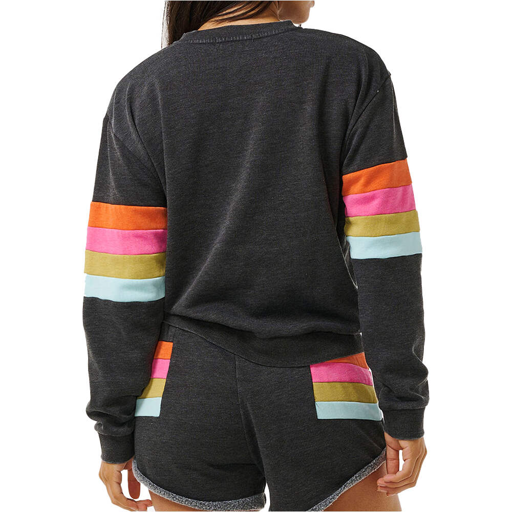 Rip Curl sudadera mujer SURF REVIVAL PANELLED CREW vista trasera