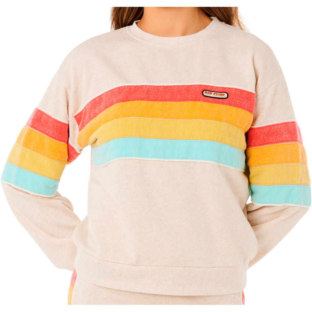 Rip Curl sudadera mujer SURF REVIVAL RELAXED CREW vista frontal