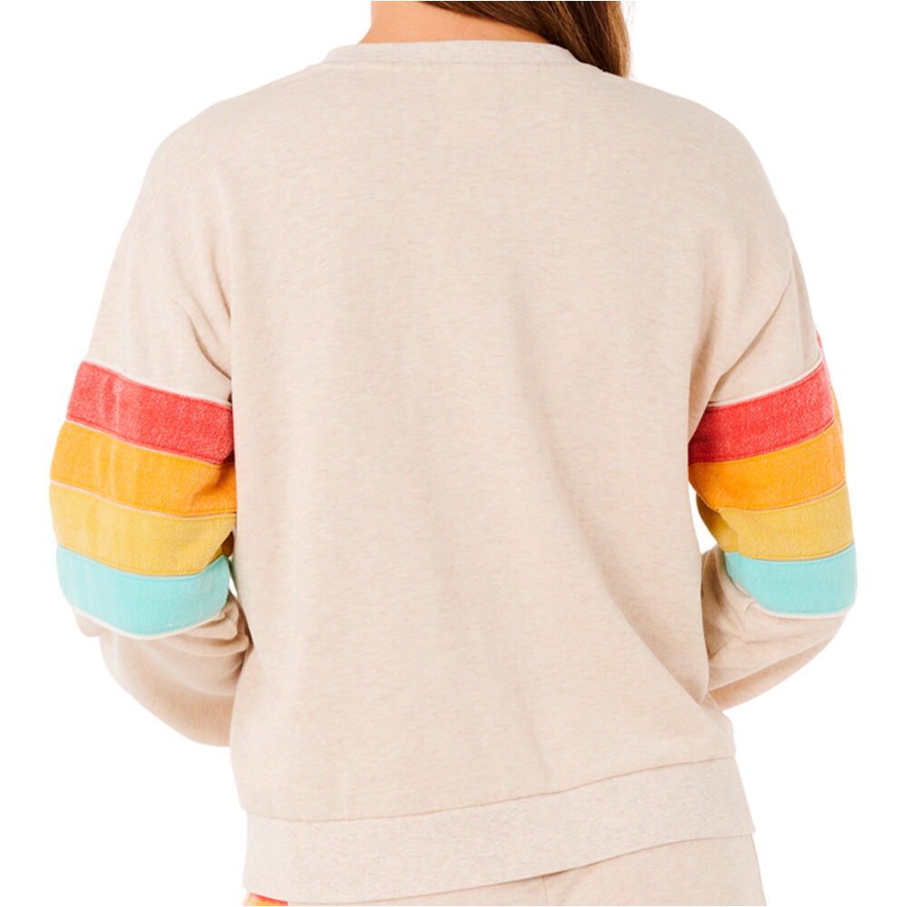 Rip Curl sudadera mujer SURF REVIVAL RELAXED CREW vista trasera