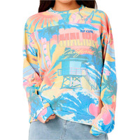 Rip Curl sudadera mujer SURF SIDE RELAXED CREW vista frontal