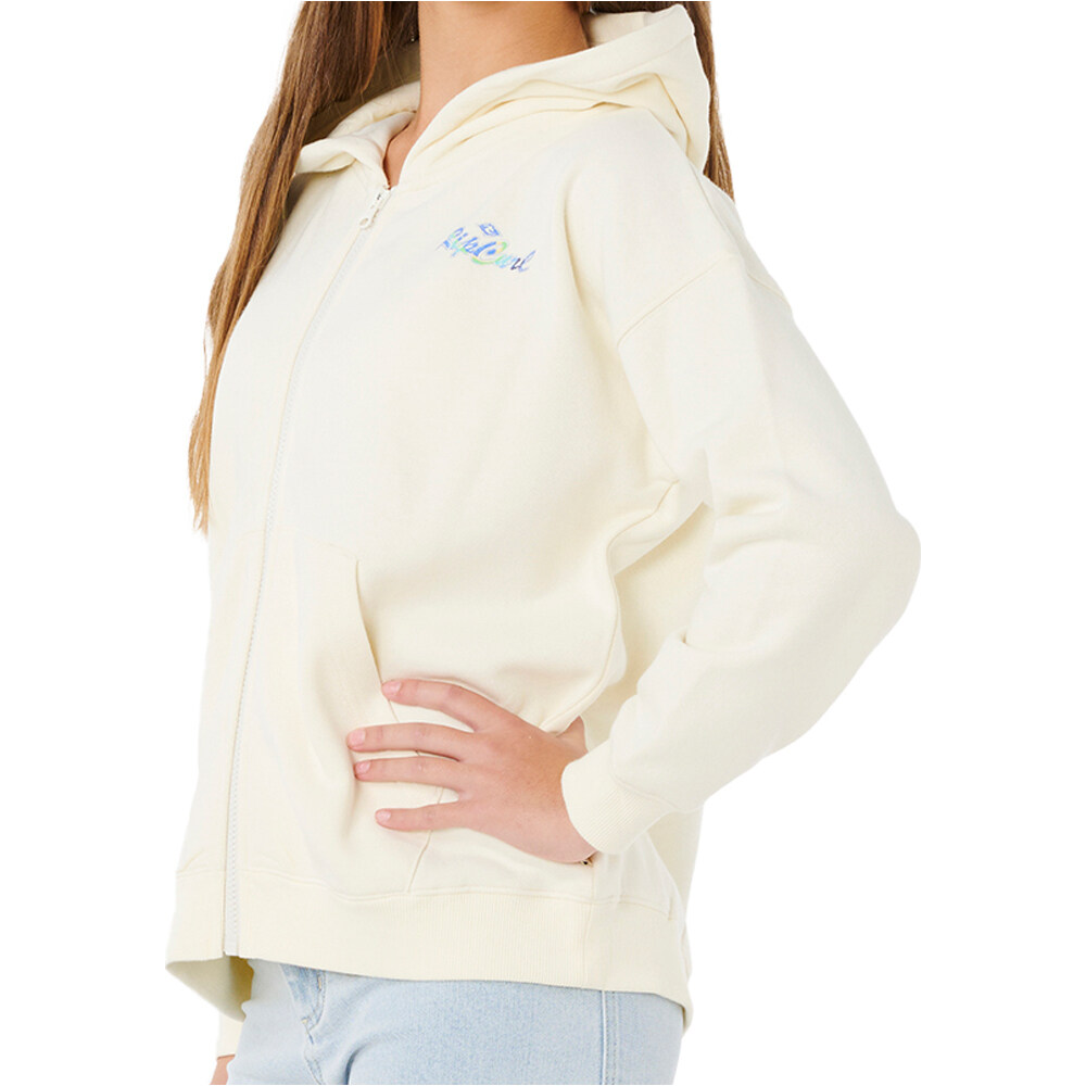 Rip Curl sudadera niña LAY DAY RELAXED Z/T-GIRL vista trasera