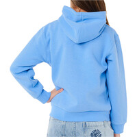 Rip Curl sudadera niña STAPLE VARISTY HOOD -GIRL vista trasera