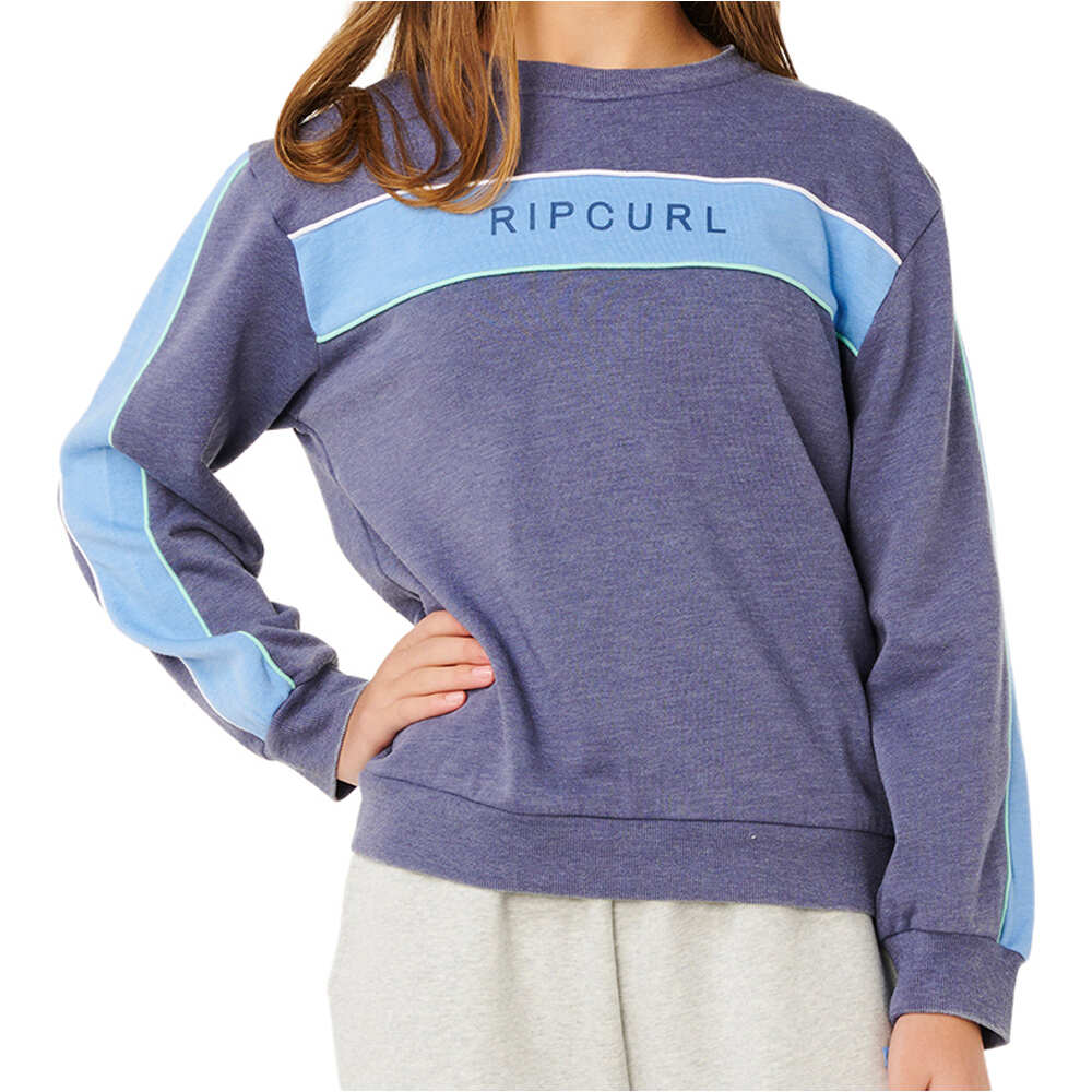 Rip Curl sudadera niña SUNSHINE REVIVAL CREW-GIRL vista frontal