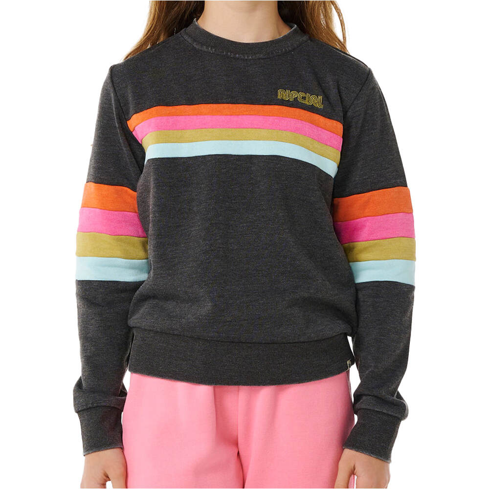 Rip Curl sudadera niña SURF REVIVAL  CREW- GIRL vista frontal