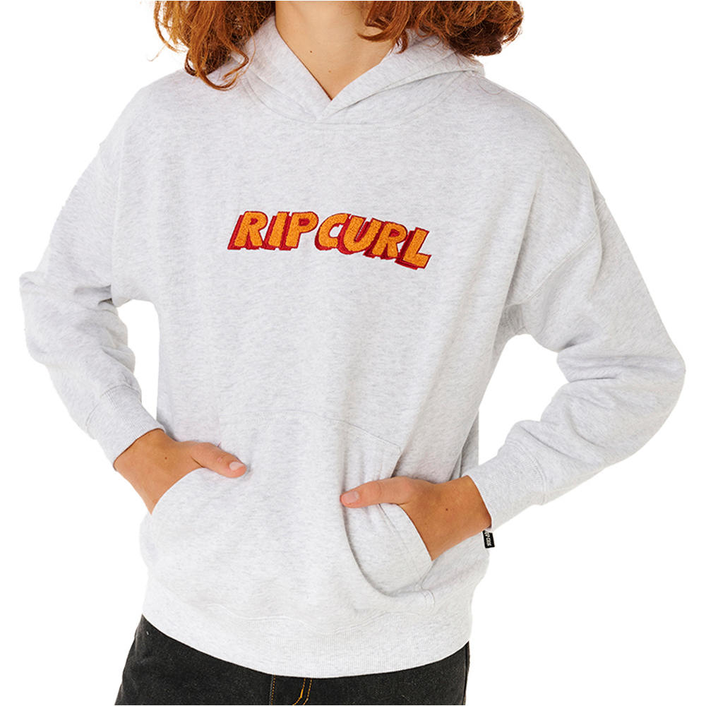 Rip Curl sudadera niño ETERNAL SHRED LOGO HOOD-BOY vista frontal