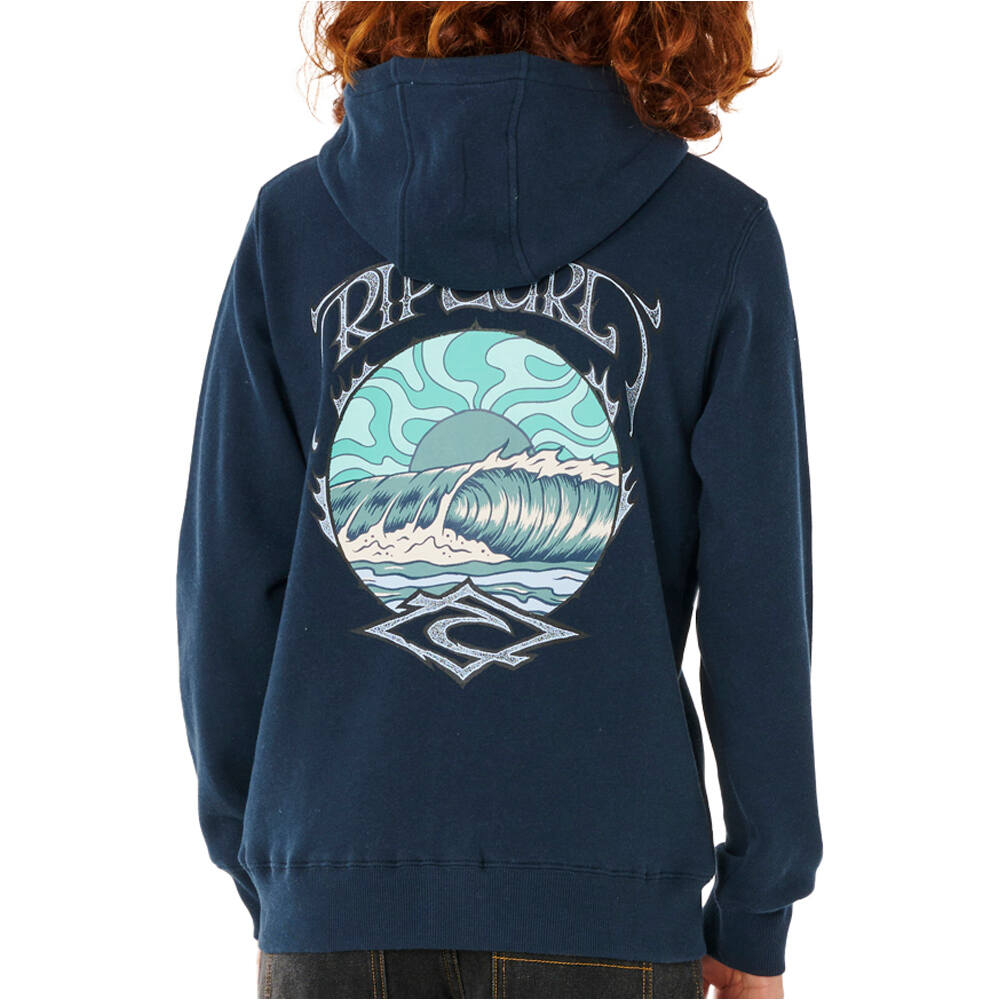 Rip Curl sudadera niño HAZEY DAYS ZIP THRU - BOY vista detalle