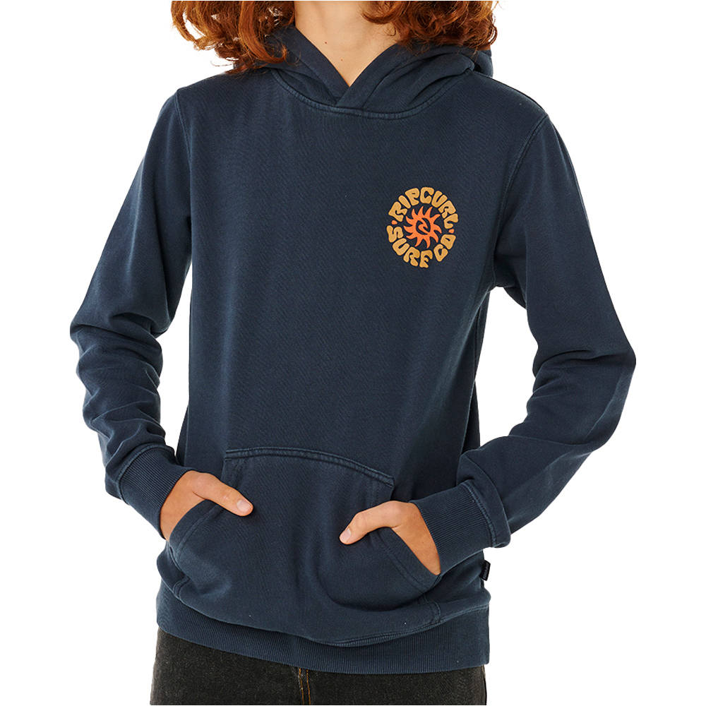 Rip Curl sudadera niño PACIFIC RINSE HOOD-BOY vista frontal