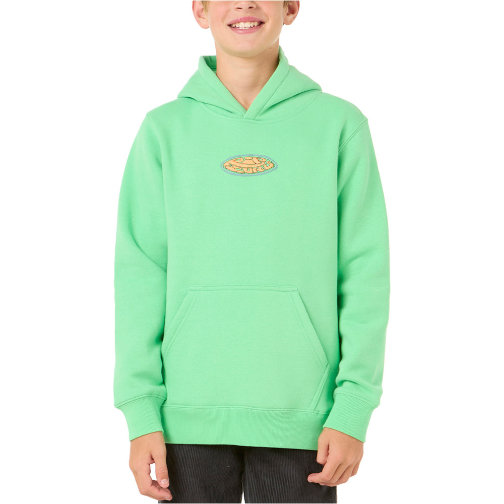 Rip Curl sudadera niño RAW ENERGY LOGO HOOD - BOY vista frontal