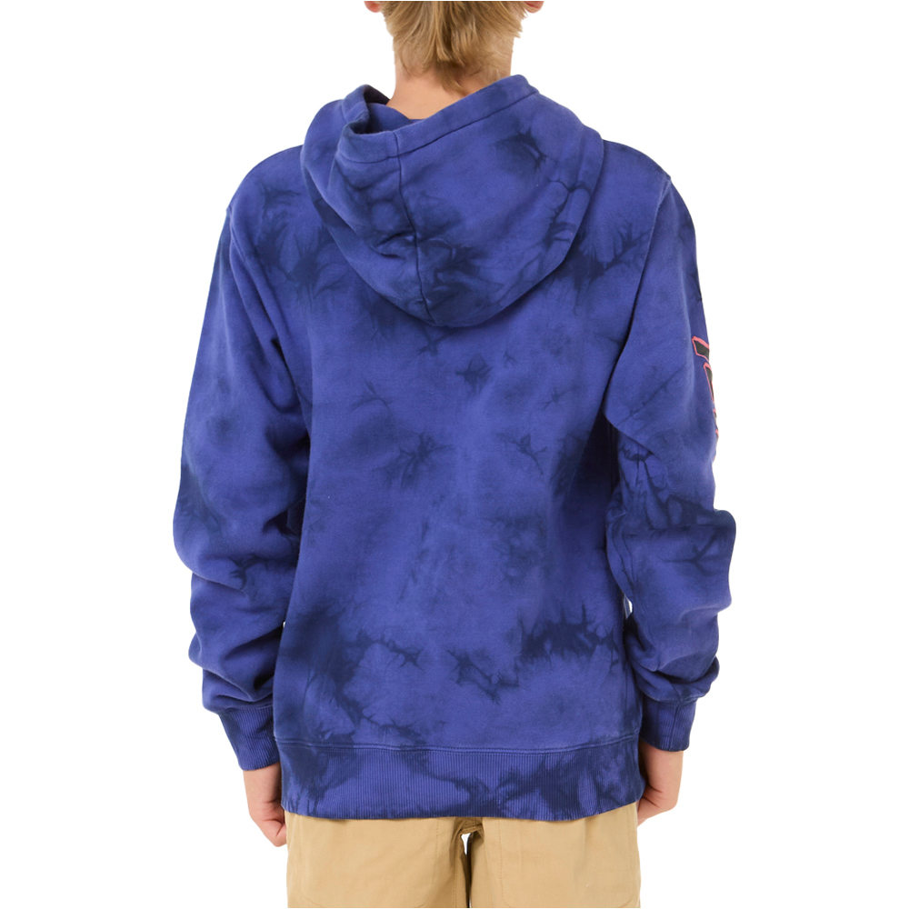 Rip Curl sudadera niño RAW ENERGY TIE DYE HOOD - BOY vista trasera