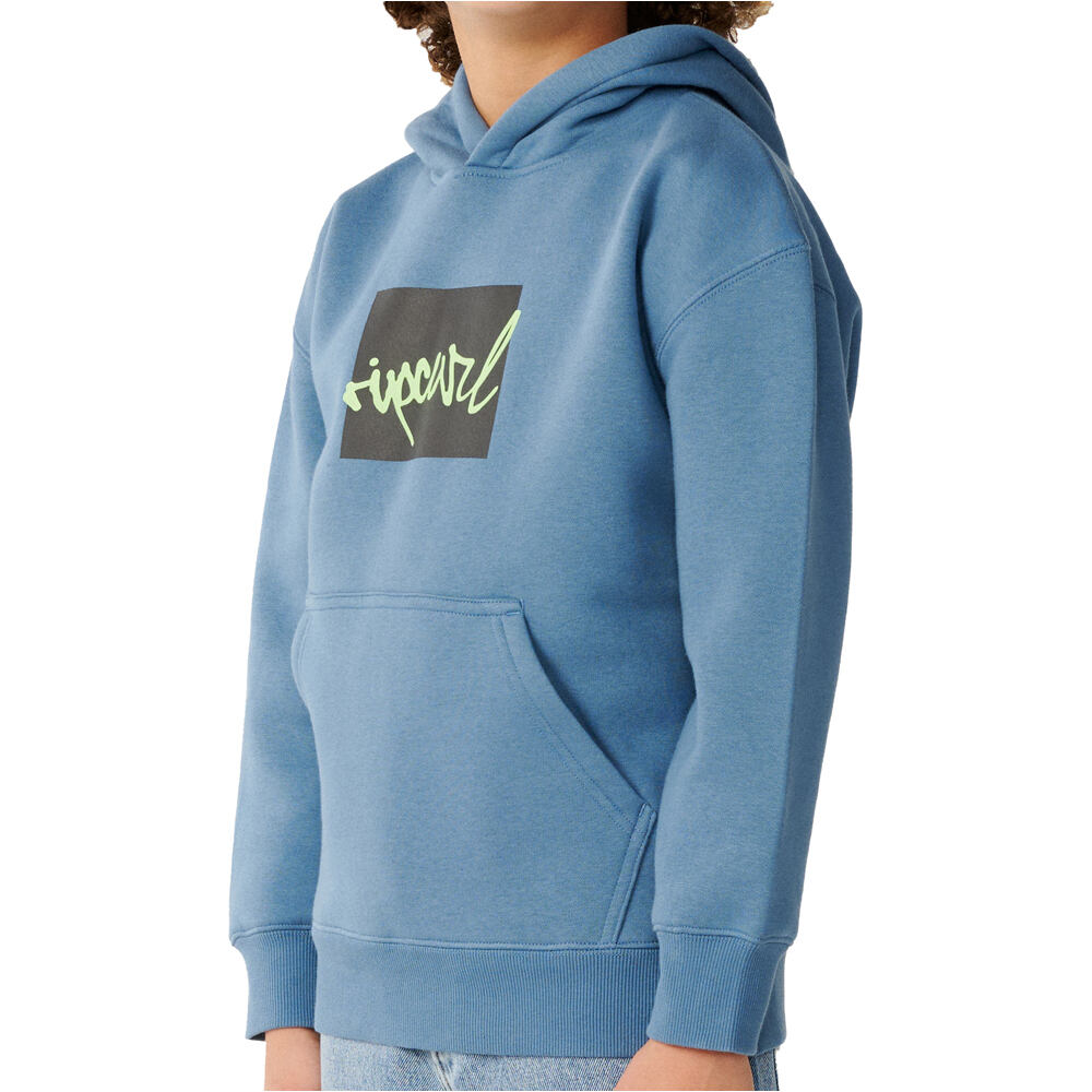 Rip Curl sudadera niño RIP SCRIPT ICON HOOD-BOY vista frontal
