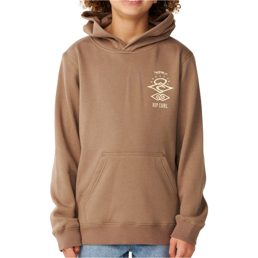 Rip Curl sudadera niño SEARCH ICON HOOD -BOY vista frontal