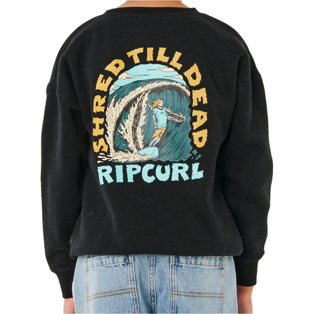 Rip Curl sudadera niño SHRED TILL DEAD CREW-BOY vista trasera