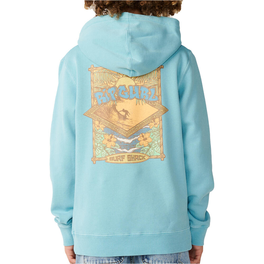 Rip Curl sudadera niño SURF SHACK ART HOOD-BOY vista trasera