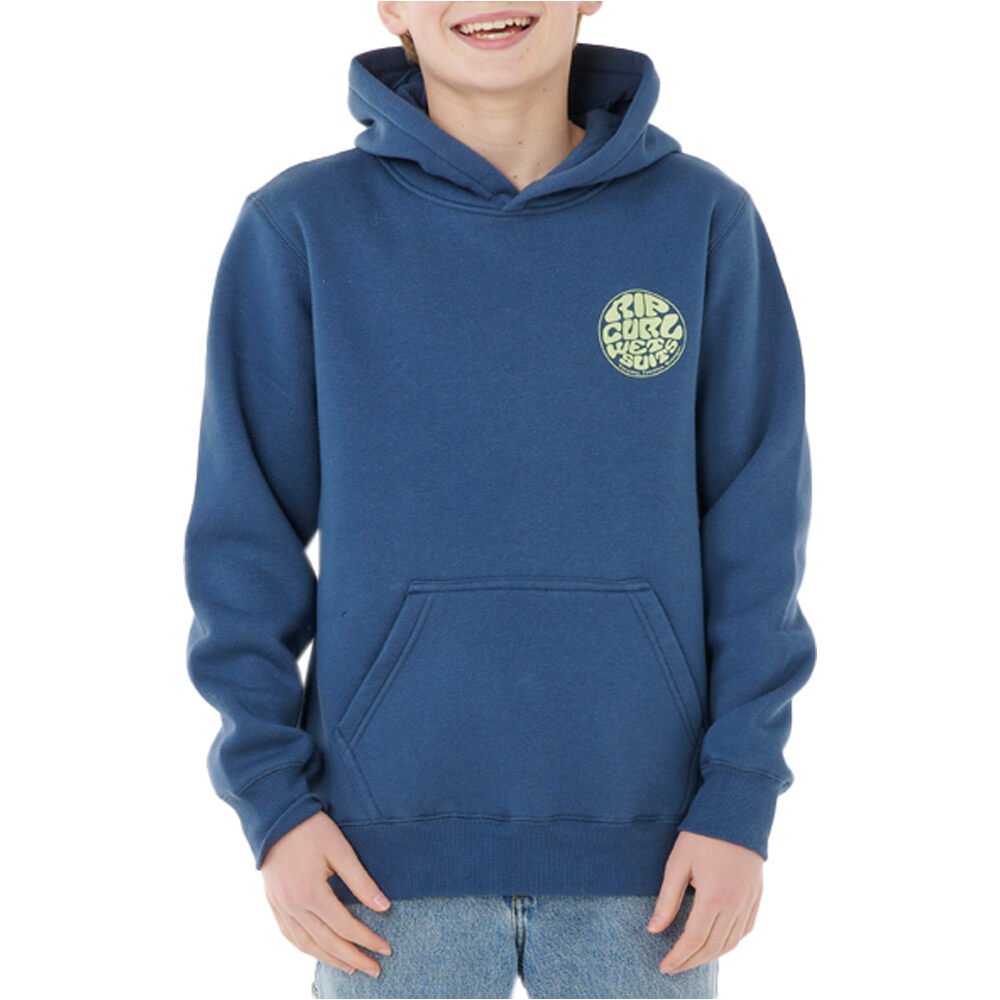Rip Curl sudadera niño WETSUIT ICON HOOD-KID vista frontal