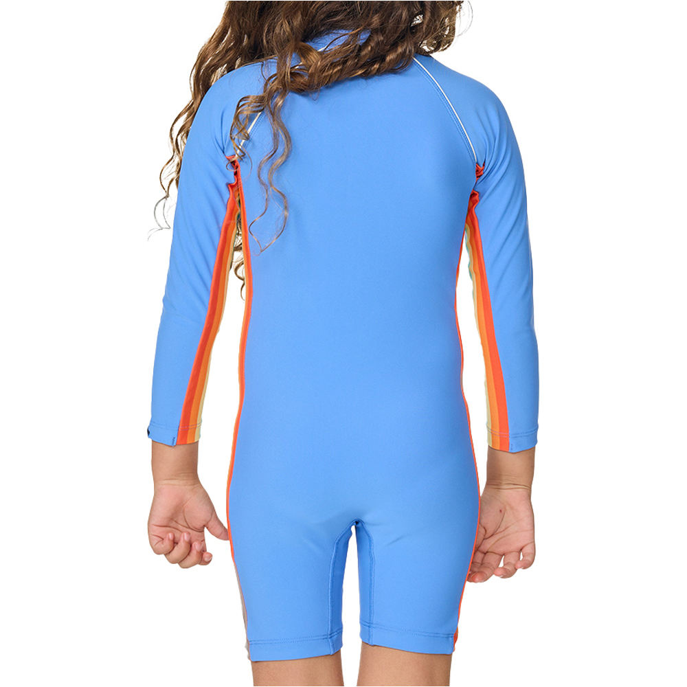 Rip Curl traje lycra niño SUN REVIVAL SPRINGSUIT-GIRL vista trasera