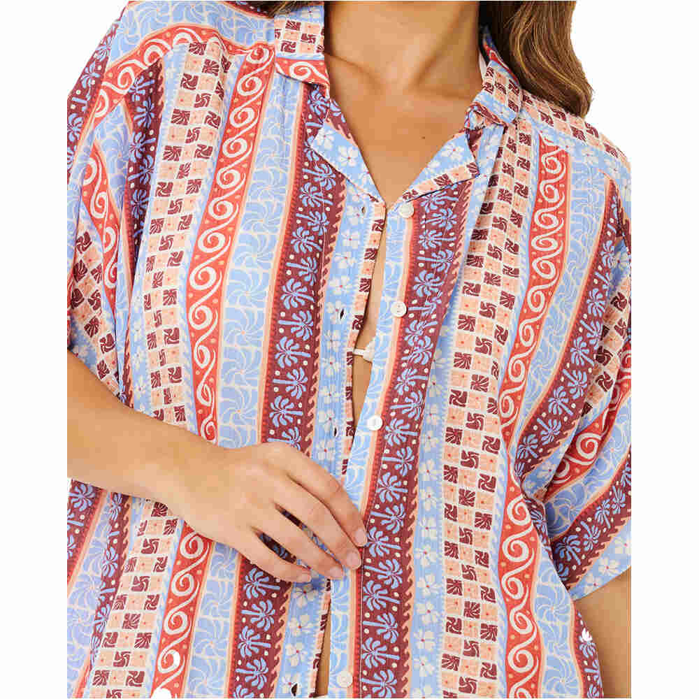 Rip Curl Vestido VENTURA VISCOSE S/S SHIRT vista detalle