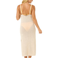 Rip Curl vestidos mujer CALA VADELLA CROCHET DRESS vista trasera