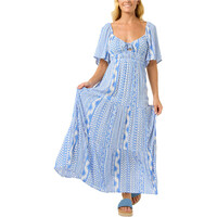 Rip Curl vestidos mujer SAN CARLOS S/S MAXI DRESS vista frontal