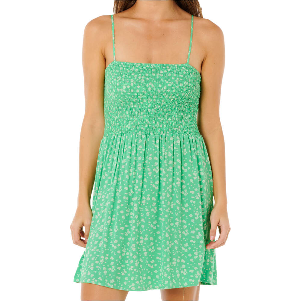 Rip Curl vestidos mujer SURF SIDE SHIRRED DRESS vista frontal