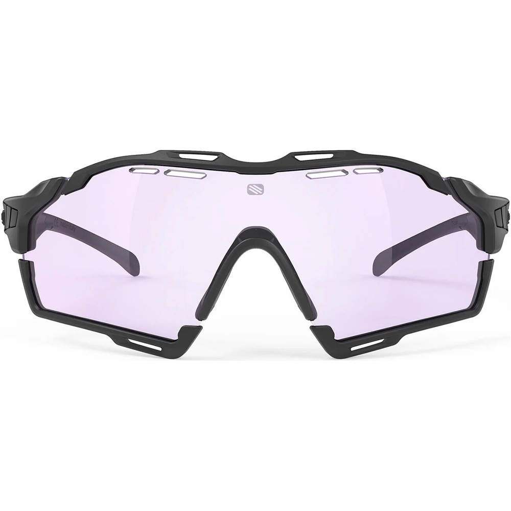Rudy Project gafas ciclismo CUTLINE Black Matte Impactx Photocromic 2LaserPurple (SP637 vista frontal