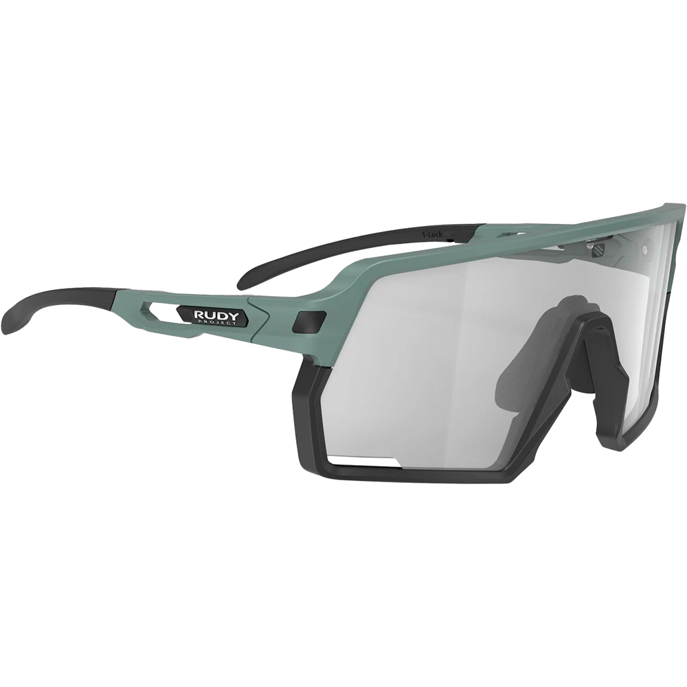 Rudy Project gafas ciclismo KELION Green Sage Matte Impactx Photochr vista frontal