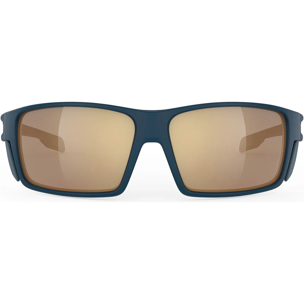 Rudy Project gafas ciclismo NYAD Blue Navy Matte Impactx Photocromi vista frontal