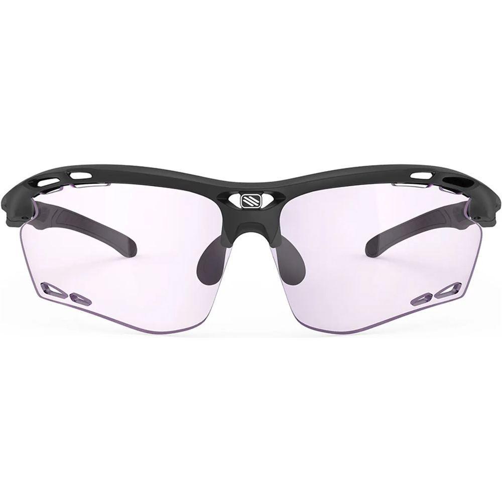 Rudy Project gafas ciclismo PROPULSE Black Matte Impactx Photochromic 2laser Purple (SP vista frontal