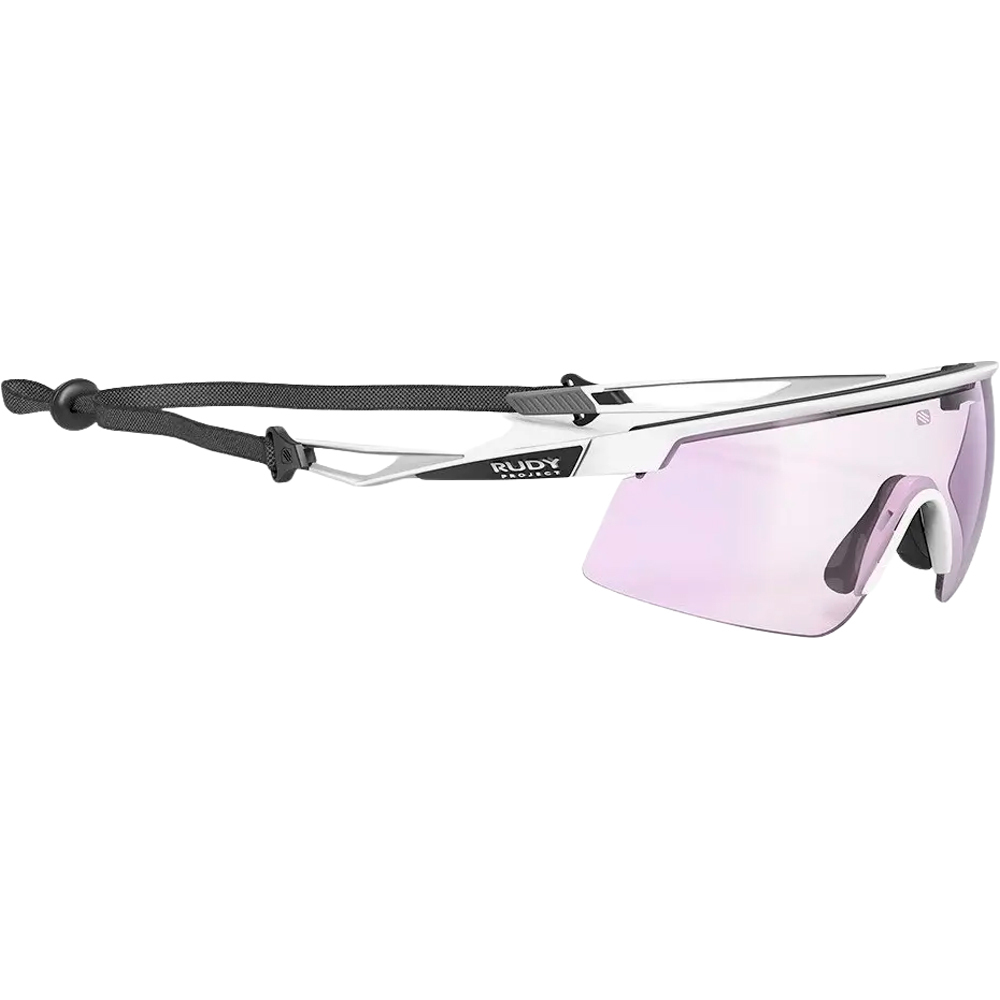 Rudy Project gafas ciclismo TURBOLENCE White Matte Impactx Photocro vista frontal