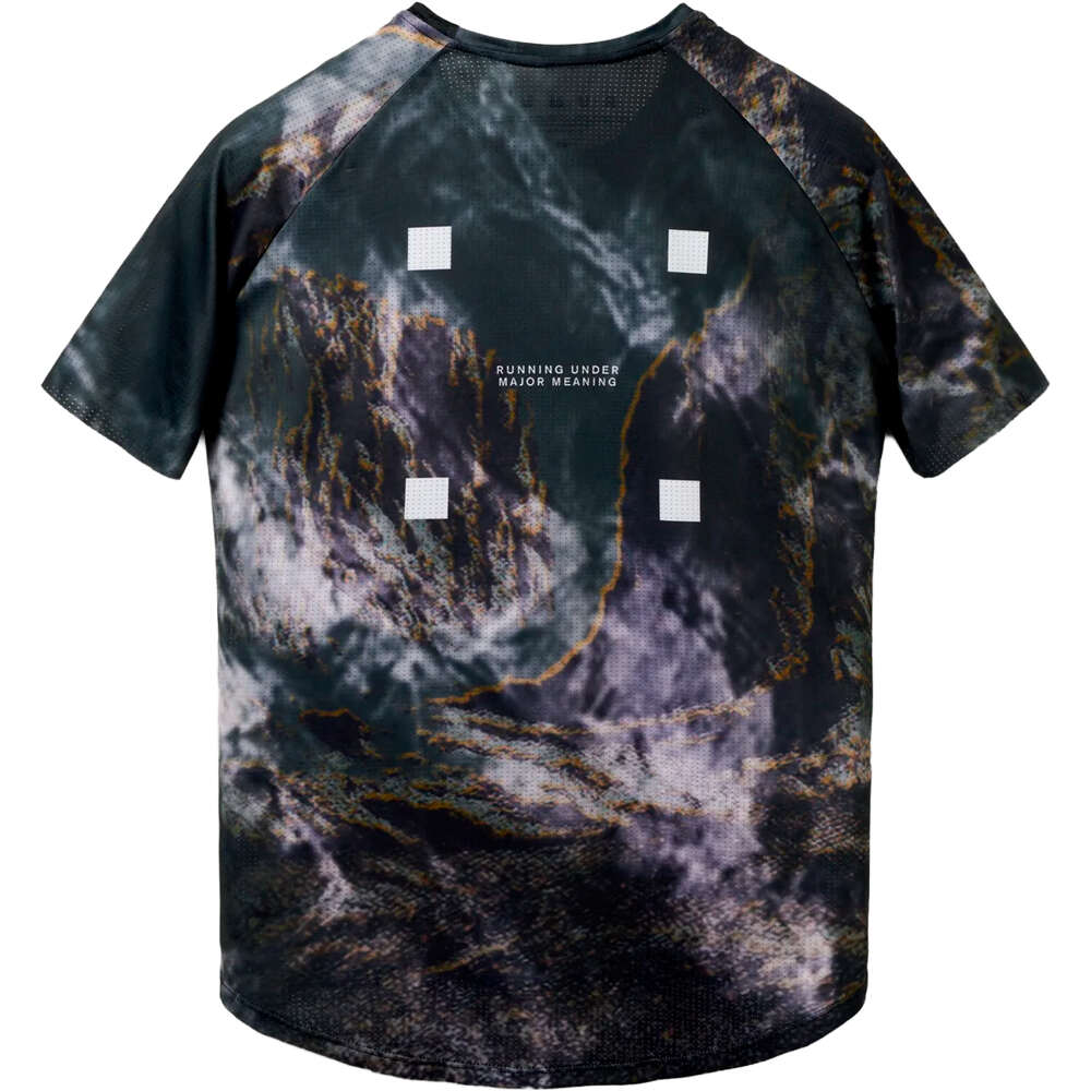 Rumm Culture camiseta técnica manga corta hombre MARMOL M vista trasera