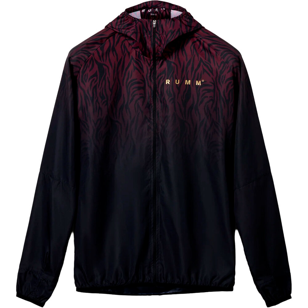 Rumm Culture CHAQUETA RUNNING HOMBRE BURGUNDY WIND JACKET M vista frontal
