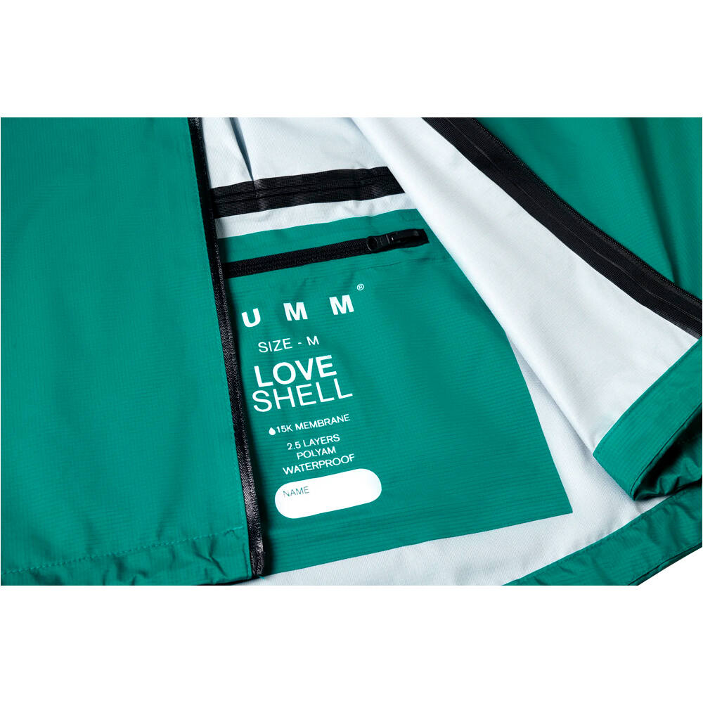 Rumm Culture CHAQUETA RUNNING HOMBRE LOVESHELL-15K-TURQUOISE M 03