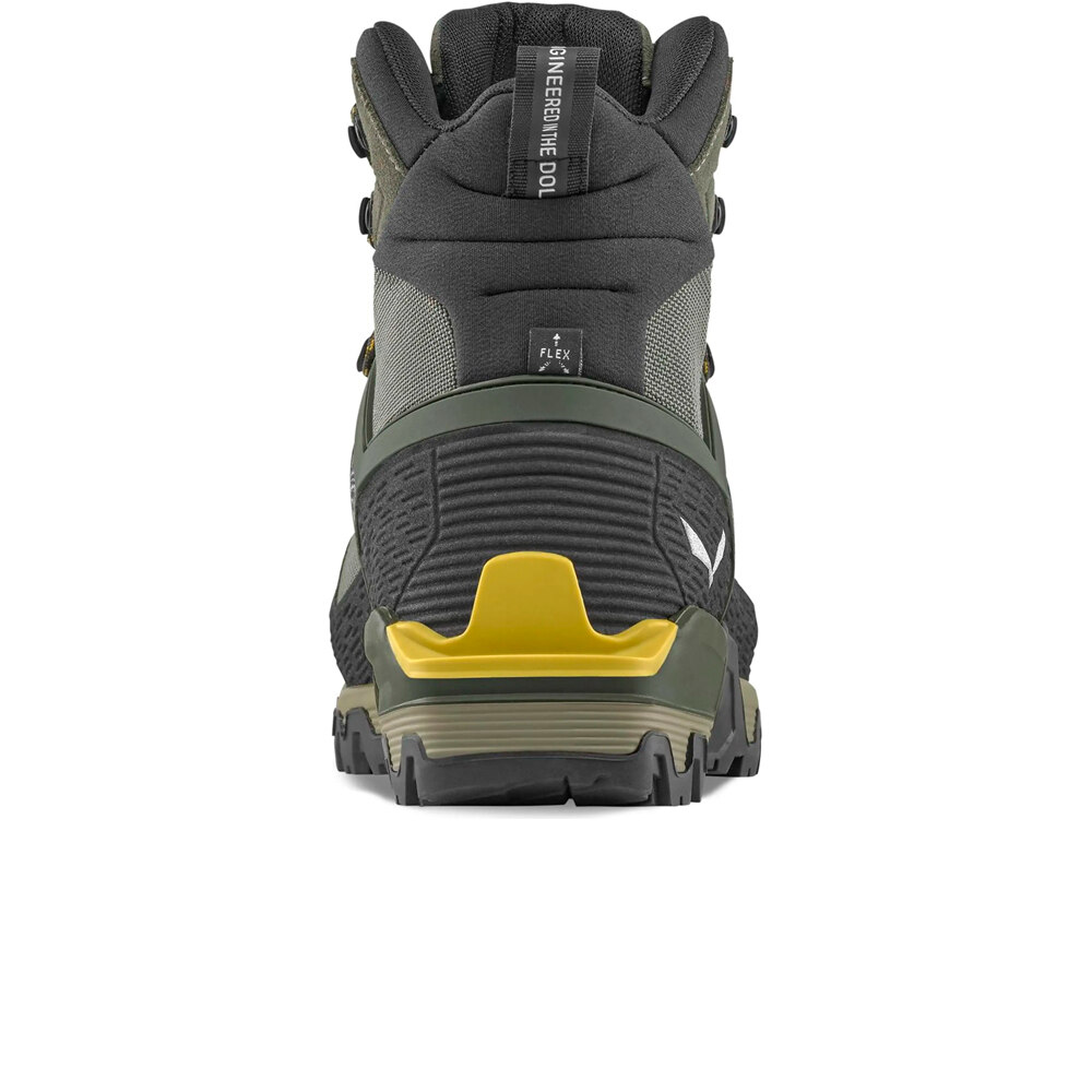 Salewa bota montaña cuero hombre MTN TRAINER 3 TECH MID GTX M vista trasera
