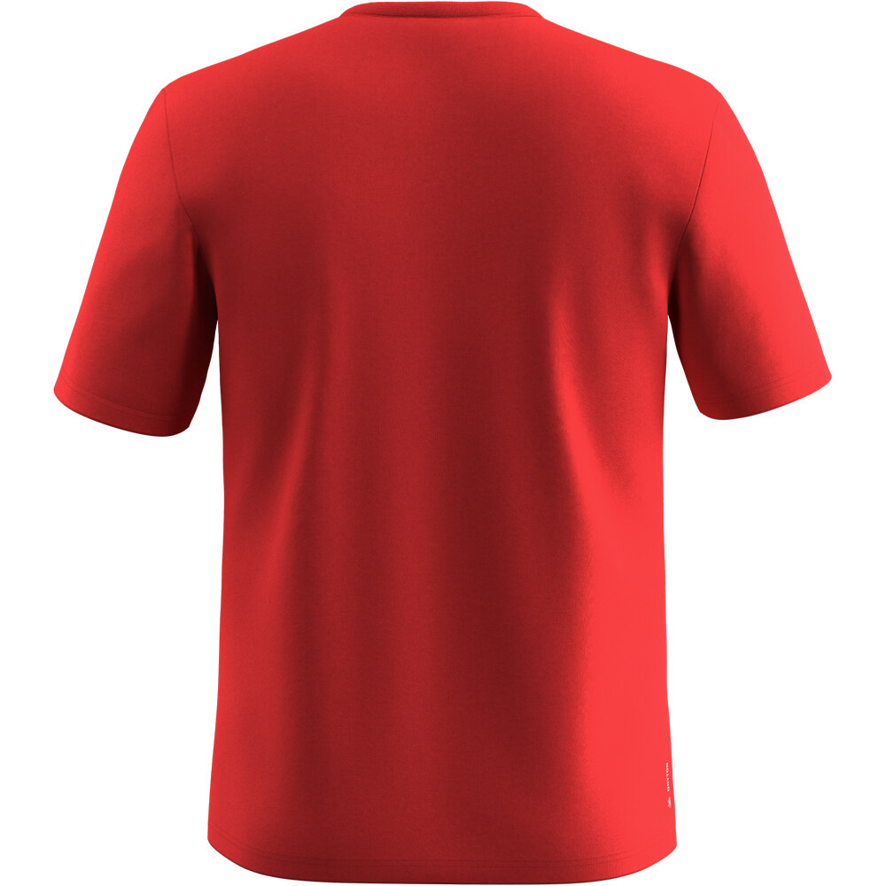Salewa camiseta montaña manga corta hombre SOLIDLOGO DRY M T-SHIRT vista trasera