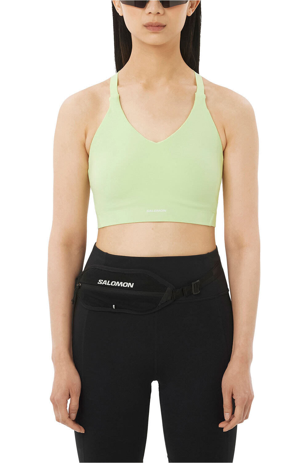 Salomon body running mujer SHKout BLISS BRA W vista frontal