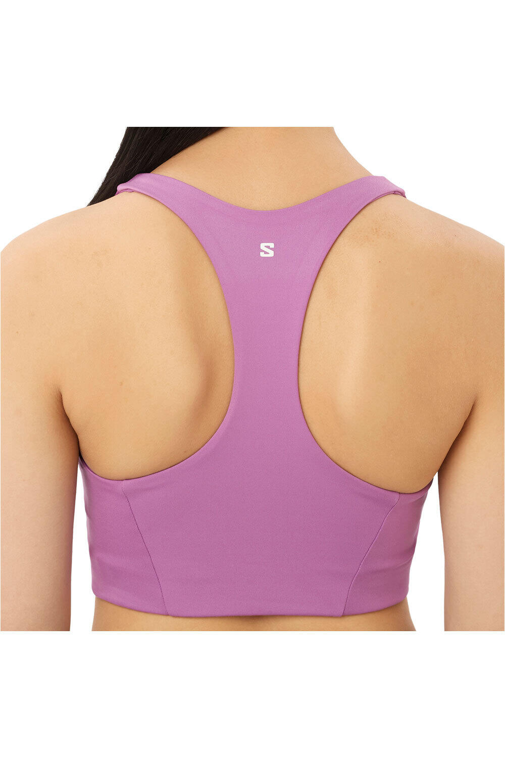 Salomon body running mujer SHKout CORE BRA W vista detalle