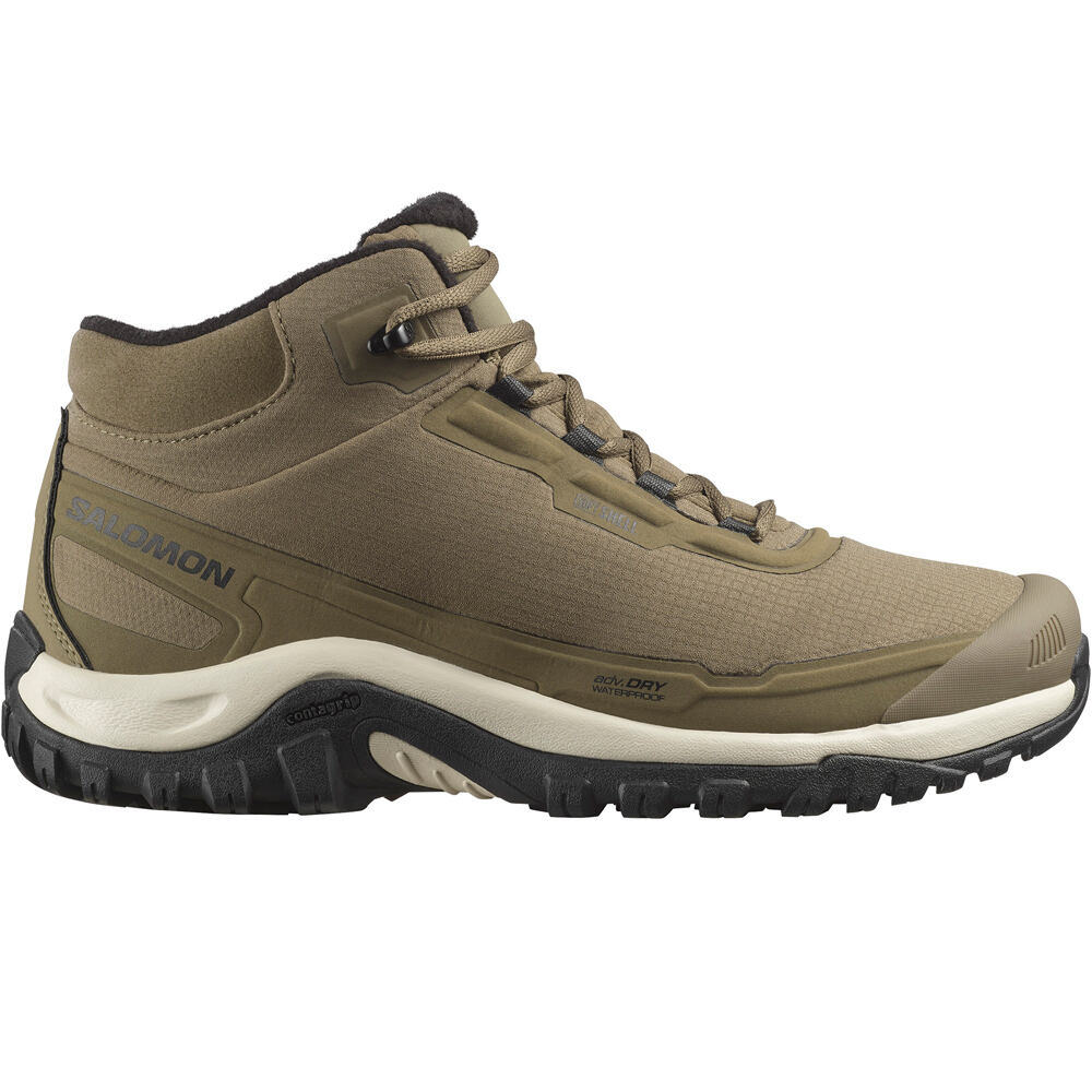Salomon bota trekking hombre SHELTER WP lateral exterior