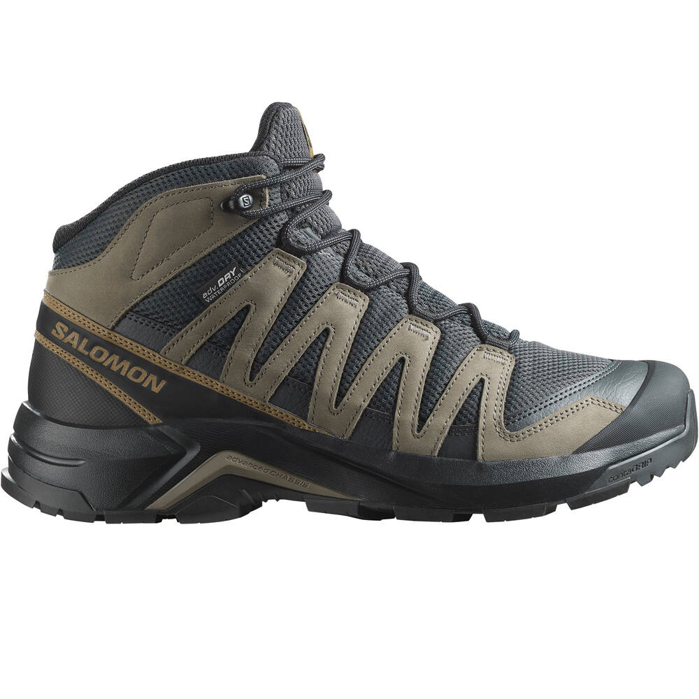 Salomon bota trekking hombre X-ADVENTURE RECON MID GTX lateral exterior