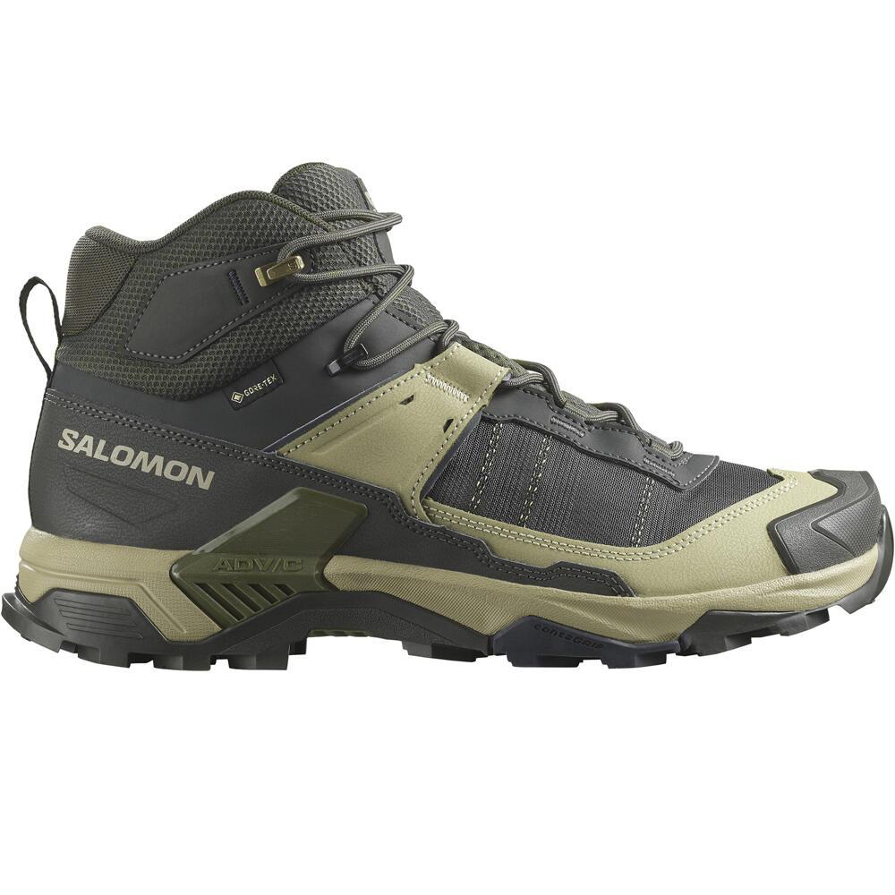 Salomon bota trekking hombre X ULTRA 5 MID GTX lateral exterior
