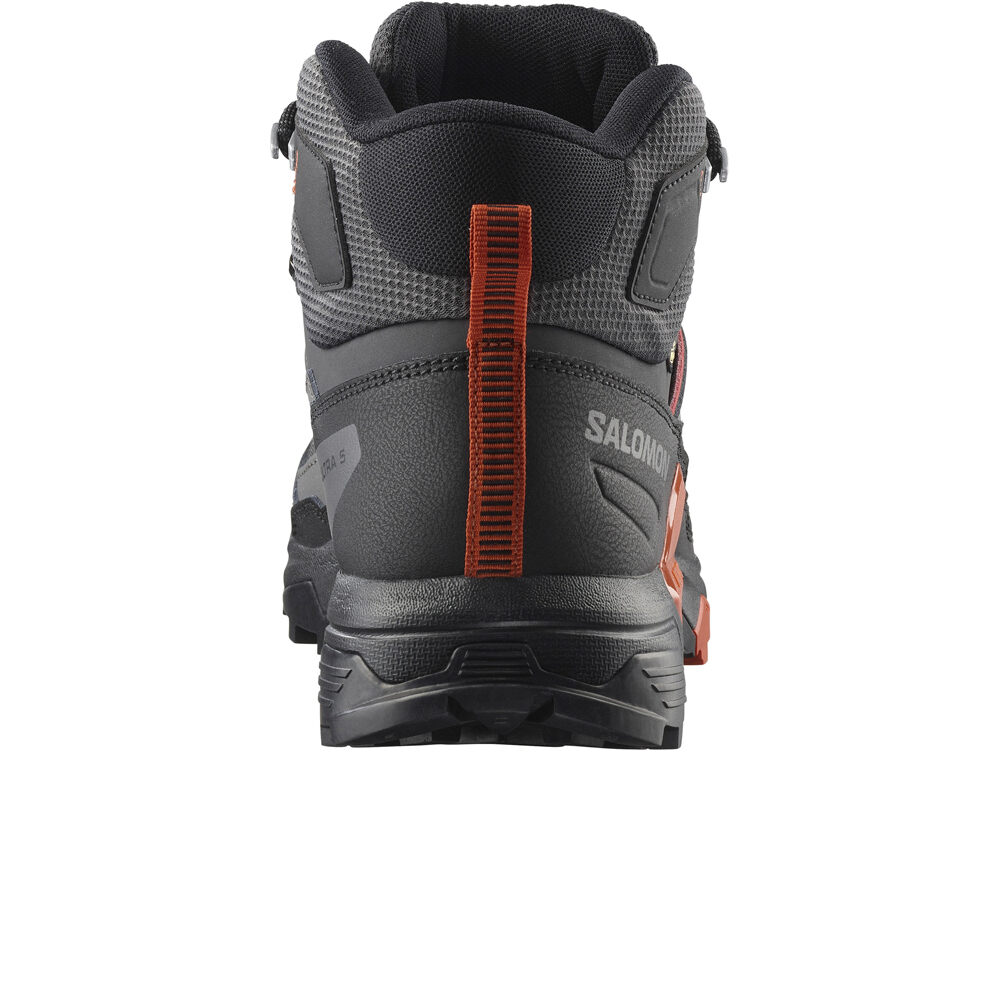 Salomon bota trekking hombre X ULTRA 5 MID GTX vista trasera