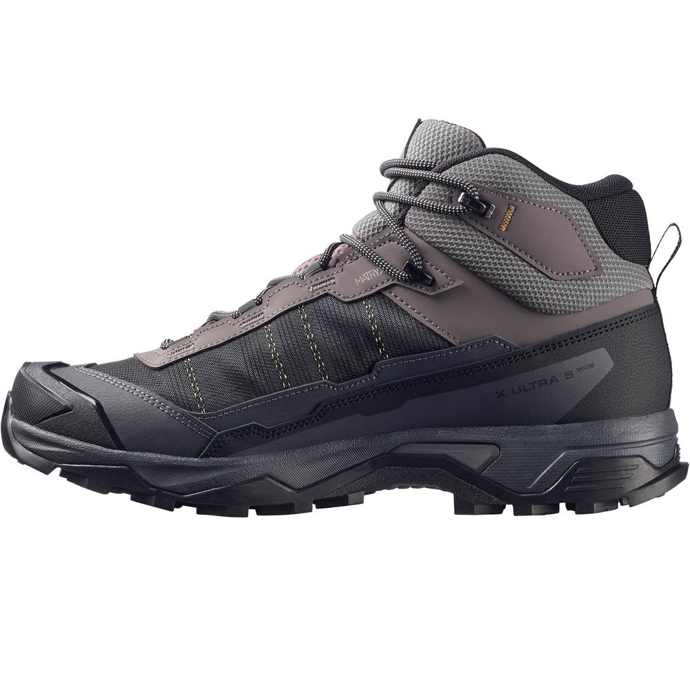 Salomon bota trekking hombre X ULTRA 5 MID WIDE GTX puntera